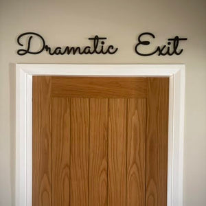 'Dramatic Exit' wall art