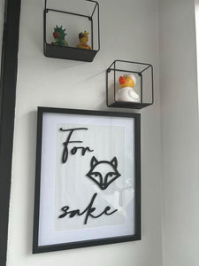 For fox sake wall art