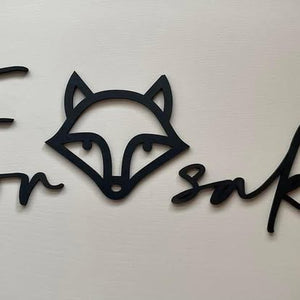 For Fox Sake wall art