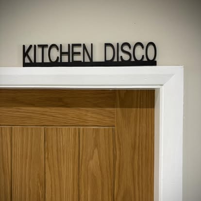'Kitchen Disco' wall art (modern style)