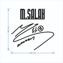 Load image into Gallery viewer, Mo Salah signature wall art
