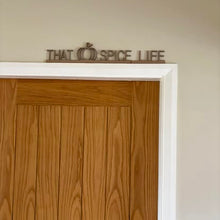 Load image into Gallery viewer, That Pumpkin Spice Life mdf door frame wall art
